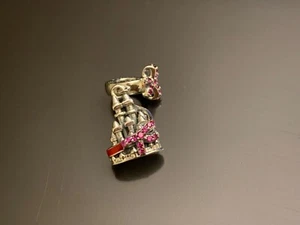 Genuine Pandora Silver Disney Parks Pixar Castle Dangle CZ Charm - Picture 1 of 7