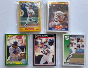 Los Angeles Dodgers 1988-92 Score Base Team Set Lot (5 Sets mit vielen Sternen) - Bild 1 von 1