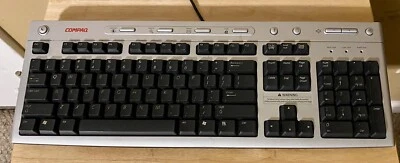 COMPAQ 5185 DESKTOP PS2 COMPUTER KEYBOARD - WIRED - Image 1 of 4