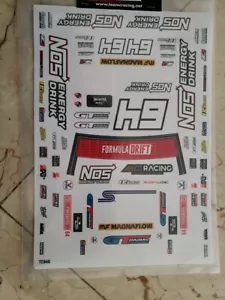 1/10 CHRIS FORSBERG A4 Decal Set for 4tec MST Redcat HPI Drift Yokomo DC10 Apex - Picture 1 of 1