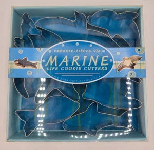 Fox Run Marine Life Stainless Cookie Cutters Boxed and Sealed - Picture 1 of 1