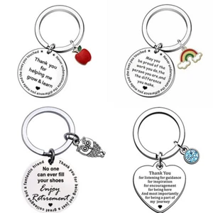 For teacher Assistant Nursery Teacher Keyring THANK YOU GIFT New Fashion - Picture 1 of 15