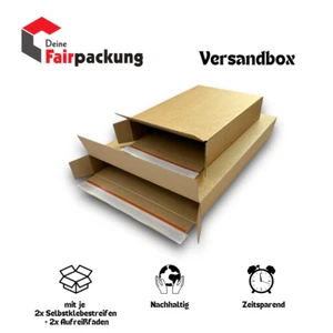 100 x Maxibriefkarton 240x165x46mm Din A5 Versandkarton Warenpost Warensendung - Bild 1 von 9