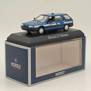 Norev 1/43 Renault 21 Nevada 1992 Gendarmerie France Diecast Modellautos blau - Bild 1 von 7