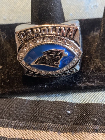 2003 Carolina Panthers NFC Championship Ring Sz11 Brand New Replica Cover