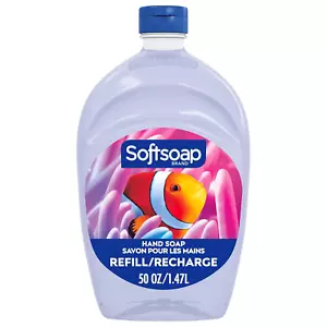 Clear Liquid Hand Soap Refill, Refreshing Clean Scent, Aquarium Series - 50 Oz, - Picture 1 of 12