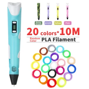 3D Printing Pen Digital Intelligent Making  with  PLA Colours Filament Refill - Picture 1 of 32