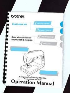 Brother Manual Reprint NX-250 Sewing Machine Comb Bound - Picture 1 of 1
