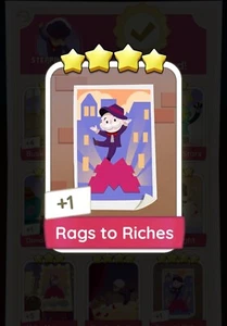 Set 10 - 4⭐ RAGS TO RICHES - NOCHE DE CINE / Mono-poly Go - Picture 1 of 1