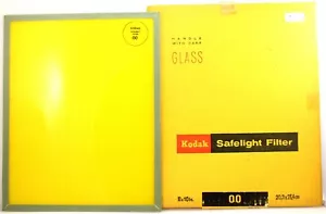 22. Filtro de luz de seguridad para cuarto oscuro Kodak - 8""x10"" - tipo OO ámbar amarillo - Imagen 1 de 3