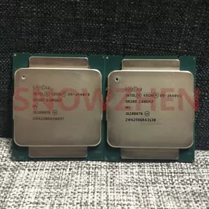 Matching pair Intel Xeon E5-2640V3 CPU 8-Core 2.6GHz SR205 LGA 2011-3 Processor - Picture 1 of 2