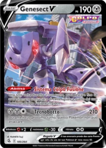 Pokemon TCG Genesect V 185/264 ITA EXC/NM Fusion Strike Colpo Fusione - Imagen 1 de 1