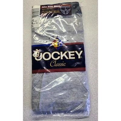 Calzoncillos Clásicos Jockey De Colección Talla 38 Nuevos Stock Antiguo Gris Rayas Stock Muerto 1017CR Foto 1 de 4