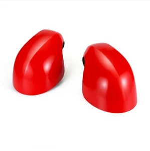 Side Wing Mirror Cover Stickers for MINI Cooper 2020-2022 F54-F60 Red - Picture 1 of 11