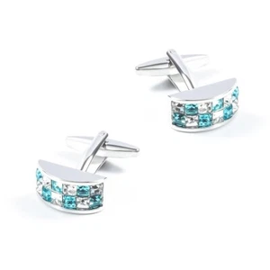 Quadratische Antik Herren Manschettenknöpfe Mode 1 Paar Hemd Nieten Manschettenknöpfe Schmuck - Bild 1 von 2