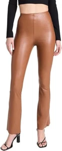 NEU Commando Damen Kunstleder Schlag Leggings in Kakao Gr. L #1859 - Bild 1 von 8