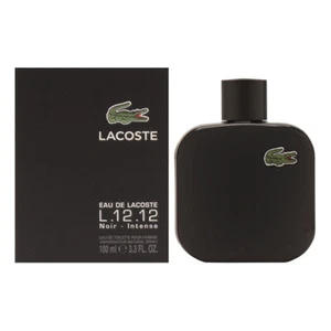 Eau de Lacoste L12.12 Noir Intense by Lacoste for Men 3.3 oz EDT Spray Brand New - Picture 1 of 1
