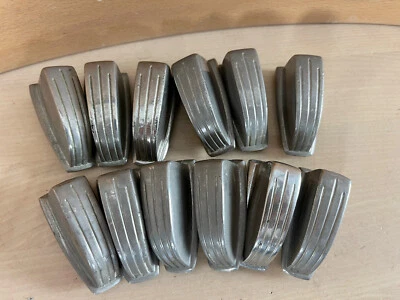 Lote de 12x WM F LUDWIG WFL AÑOS 50 De Colección Níquel Pequeño Clásico CARCASA TACOS Piezas Caja Foto 1 de 4