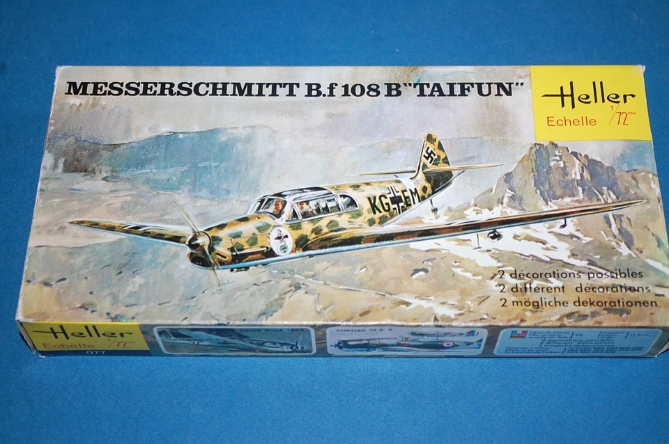 HELLER 077 - Messerschmitt Bf. 108B "Taifun" scala 1/72 - Immagine 1 di 1