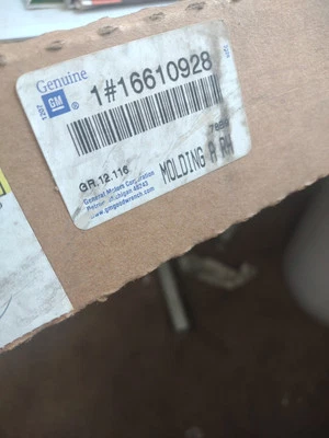 1991 1992 Chevy GM caprice кузов сторона задняя четверть молдинг серебристый серый 16610928 - Изображение 1 из 4