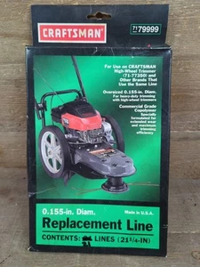 Craftsman 71-79999 High Wheel Trimmer Replacement Line. 21 Pcs. See Desc. For... - Picture 1 of 5