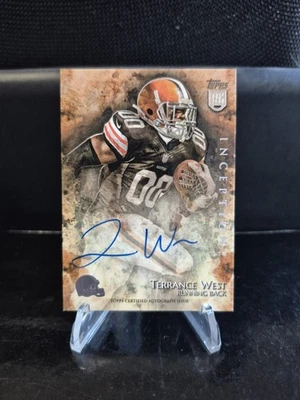 2014 Topps Inception - Rookie Autographs #37 - Terrance West RC Auto SP - Image 1 of 2