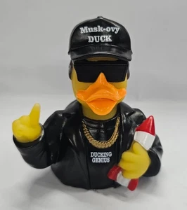 Musk-Ovy Ducking Genius Duck Rubber Duckie XL - Jeep - FAST US Shipper - Picture 1 of 4
