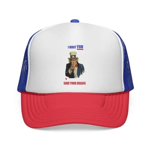 SAVE YOUR BRASS! Trucker Hat - Picture 1 of 29
