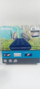 Bestway Single Air Mattress 185x76x22cm Inflatable Bed – Indoor/Outdoor Use - Picture 1 of 2