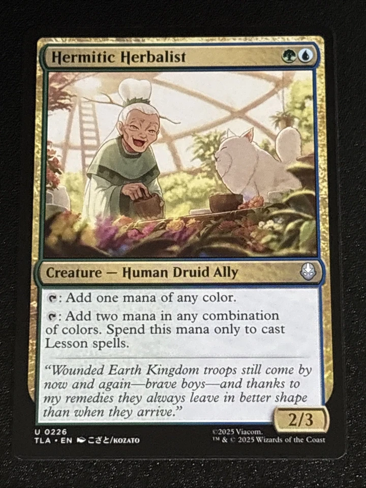 MTG Avatar: The Last Airbender Hermitic Herbalist 0226 NM - Image 1 of 2
