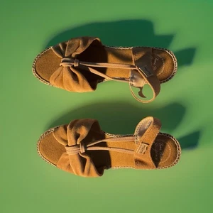 Toni Pons Origens Espadrilles Women's Size 38 Brown Suede Sandals - Picture 1 of 4