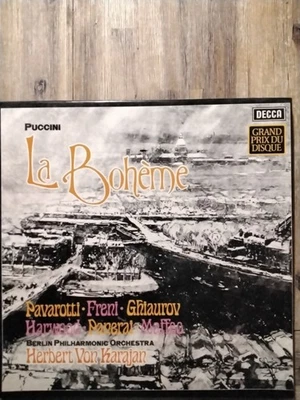 2 LP Box - Puccini - La Boheme - Herbert von Karajan - Freni Pavarotti - DECCA - Bild 1 von 4