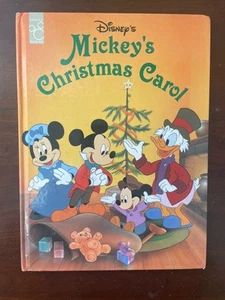 Disney's Mickey's Christmas Carol Hardcover Book Mouse Works - Imagen 1 de 3
