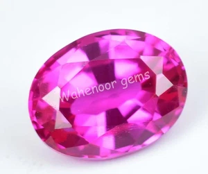 Natural Mogok Pink Ruby 6.35 Ct Oval Certified Flawless Loose Gemstone - Picture 1 of 5