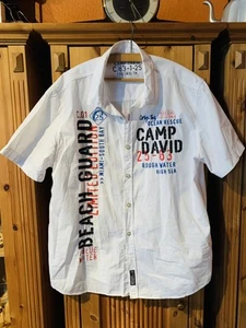 Camp David , Exklusives schönes Sommerhemd , weiß , Gr. XL - Bild 1 von 4