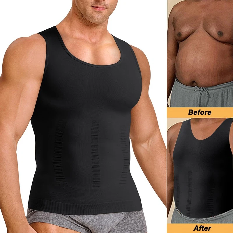 Fajas Reductoras Para Hombres Faja De Hombre Compresión Camiseta Men Tank Tops - Image 1 of 4