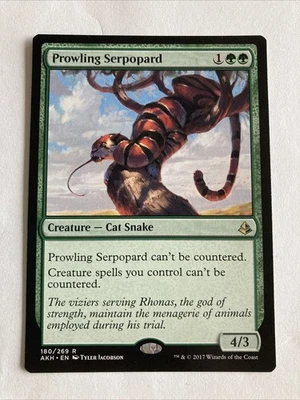 Prowling Serpopard Amonkhet MTG LP - Image 1 of 2