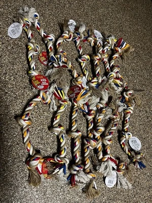 (14) Bulk Dog Rope Toys With Knots New With Tags Medium Large - Image 1 of 2