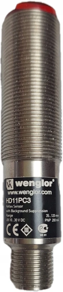 Wenglor HD11PC3 Reflex Sensor M18 10–30VDC PNP 200mA IP67 - Image 1 of 4