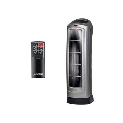 Lasko Oscillating Digital Ceramic Tower Heater for Home with Adjustable Therm... - Image 1 of 4