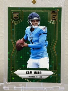 2025 Donruss Elite - Cam Ward Green Disco SP #101 Panthers (RC) - Picture 1 of 2