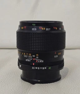 Konica Hexanon AR 55mm f/3.5 Macro Lens MF Manual Focus - Picture 1 of 2
