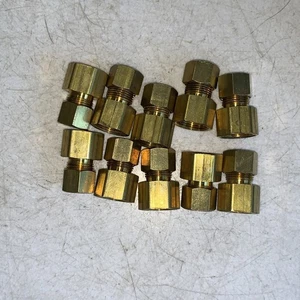 10 PCs of 5/8" Female x 1/2" Male  Brass Adapter Fittings - Picture 1 of 6