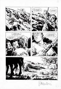 LUCA VANNINI - Tavola originale Ken Parker Speciale n.4 "Faccia di rame" p.21 - Picture 1 of 1