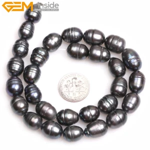Potato Freshwater Pearl Beads For Jewelry DIY Making Strand 15" 10-11x12-13mm - Picture 1 of 19