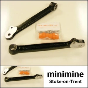 Classic Mini 1.5 Fixed Negative Camber Lower Arms and Polyflex Bushes rover 1275 - Picture 1 of 1