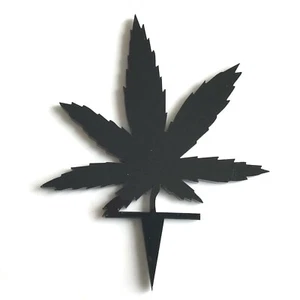 Hanfblatt Tortenaufleger, verschiedene Farben, Größen & personalisierte Optionen - Bild 1 von 5