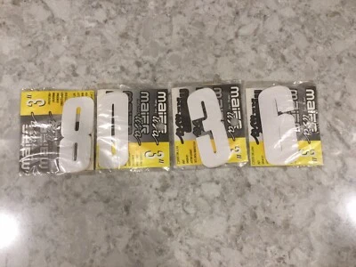 Maier 3” Vinly White Decal Sticker ## Lot Honda Yamaha Kawaski - Image 1 of 2