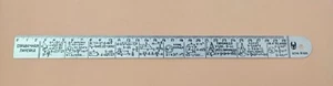 Vintage Soviet Russian USSR Metal Ruler. 30 centimeter. Reference Line. RARE - Picture 1 of 6