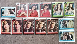 Lot (13) 1977 Charlie's Angels Series 4 Trading Cards Pack Fresh Gum Wax Stains - Picture 1 of 4